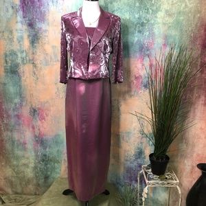 📌Alex Evenings Stunning  Mother of the Bride- Ball - Formal Dress and Jacket